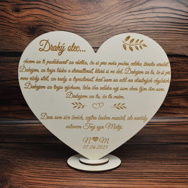 Poďakovanie pre drahého otecka 48