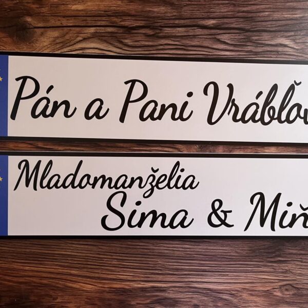 Svadobná špz