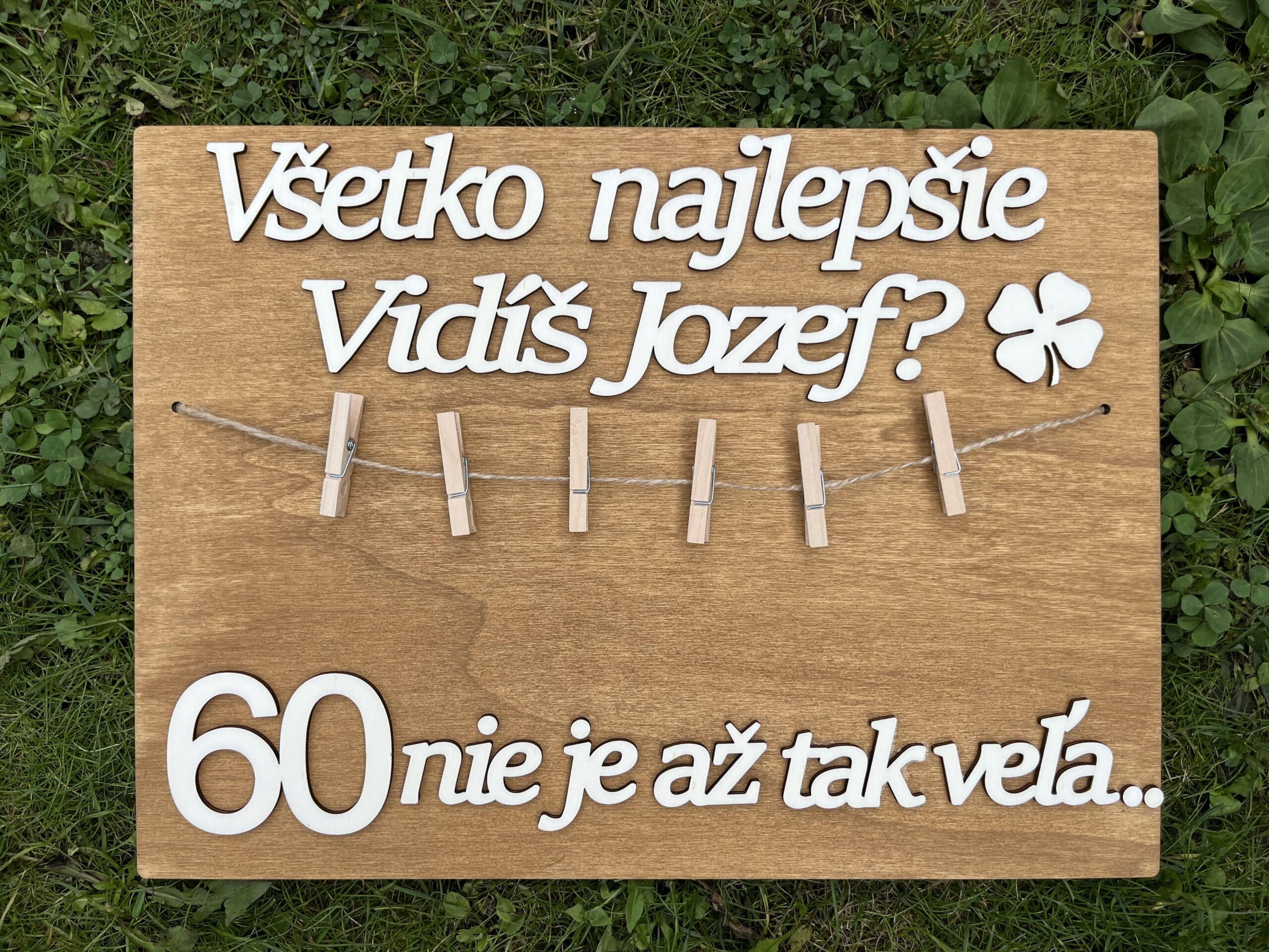 Výročná tabuľka na peniaze - Všetko najlepšie 30