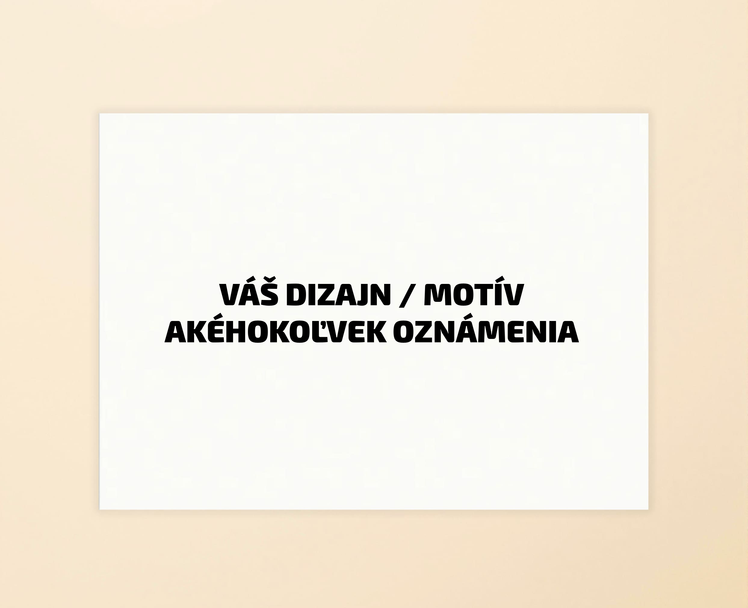 Obálka hladká biela C6 s vlastným dizajnom 26