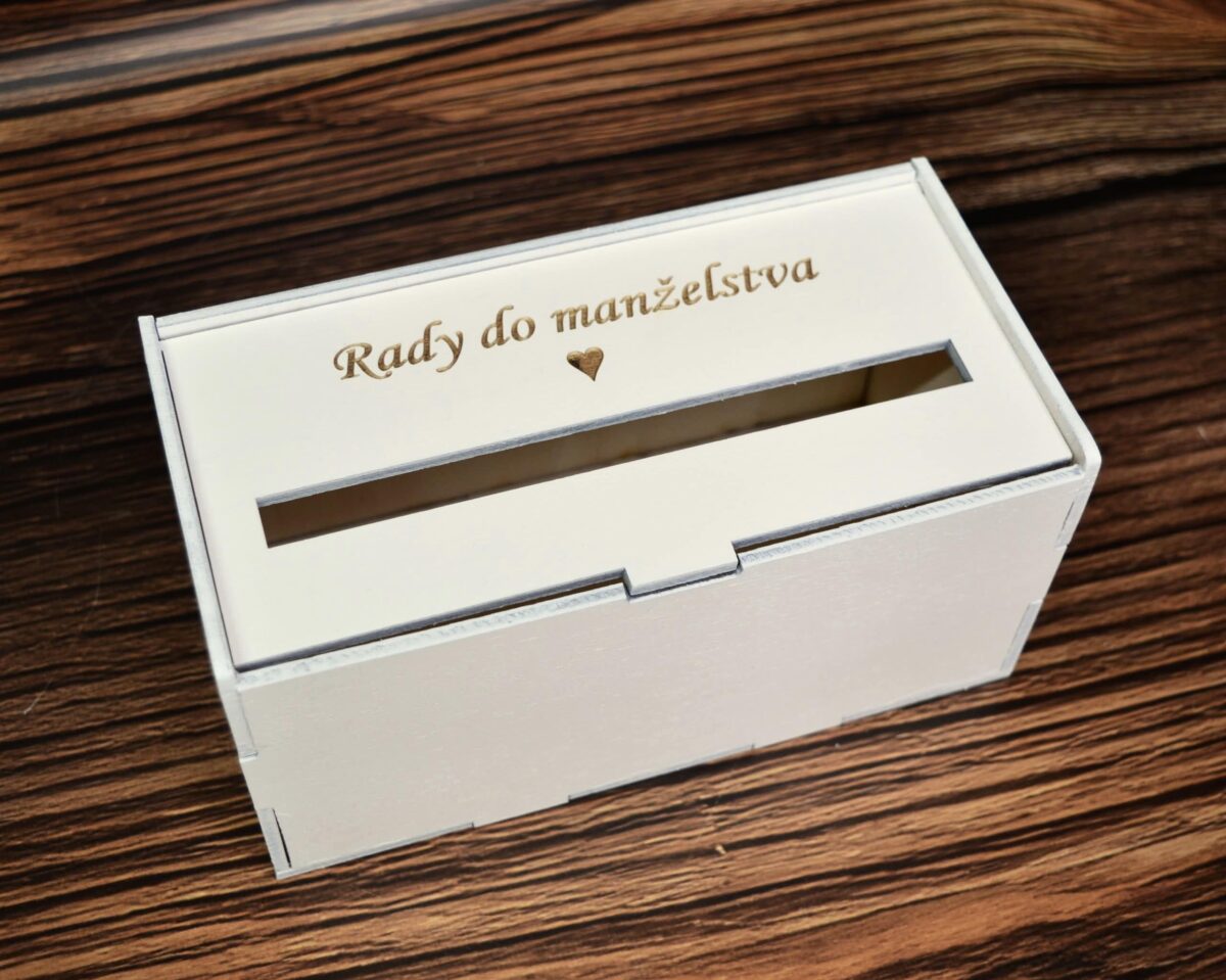Drevená krabička na rady do manželstva 28