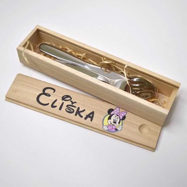 Detský príbor s potlačou myšky Minnie 2