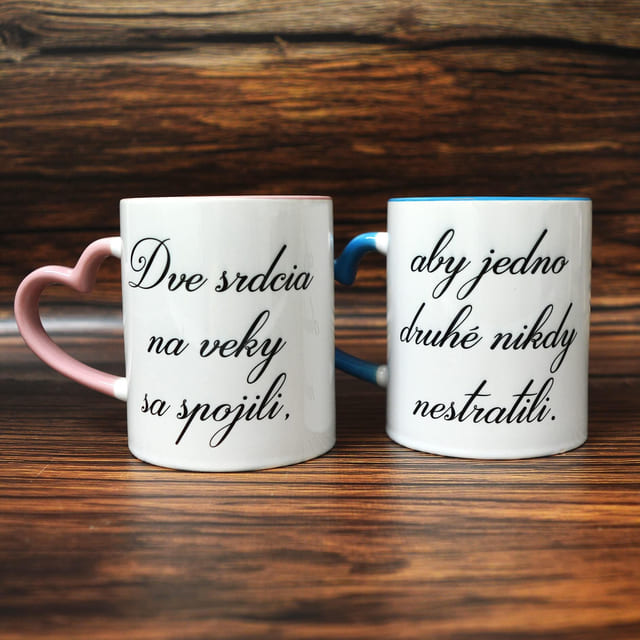 Set hrnčekov pre novomanželov 1