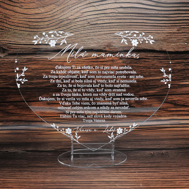 Číré poďakovanie pre maminku od dcéry - Biele detaily 74