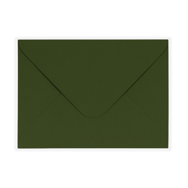 Obálka olivovo zelená hladká C6 28